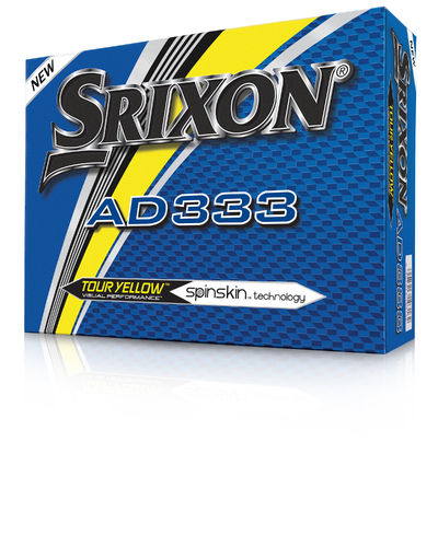 12 SRIXON AD333 Tour Yellow Golfbälle Modell 2019