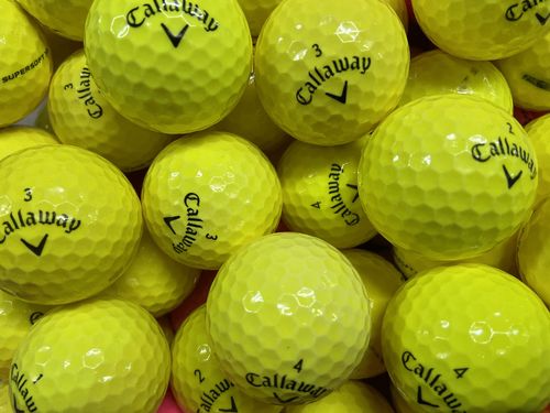 50 Callaway Supersoft gelb Golfbälle AAAA-AAA