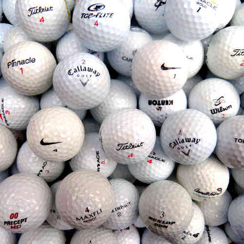 100 Markenmix Golfbälle AAA-AA