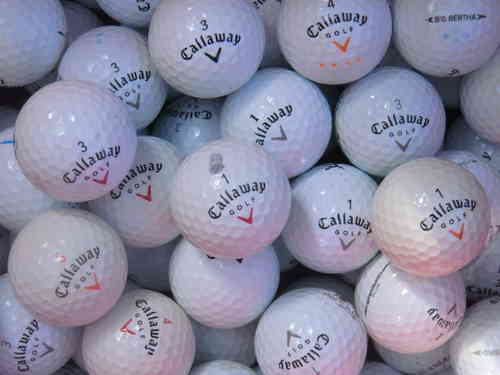 50 Callaway Golfbälle gemischt AAA-AA