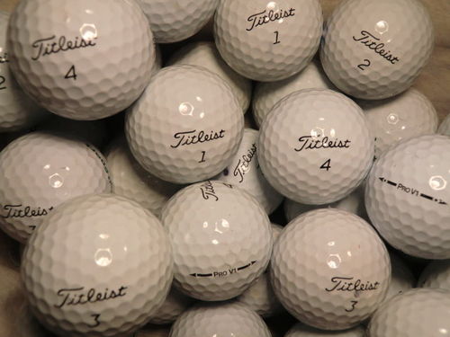 50 Titleist Pro V1, Pro V1x Golfbälle AAA-AA