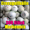 300 Crossgolfbälle (Markenmix)